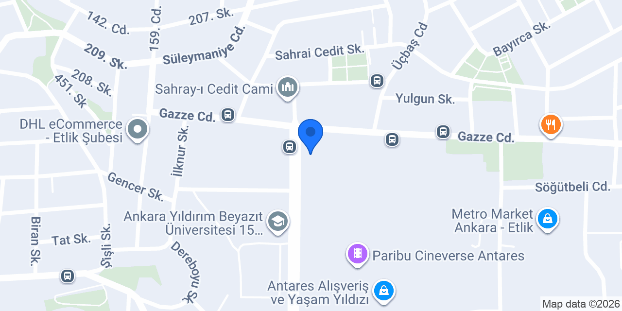Eczane Melek Cebeci konumu
