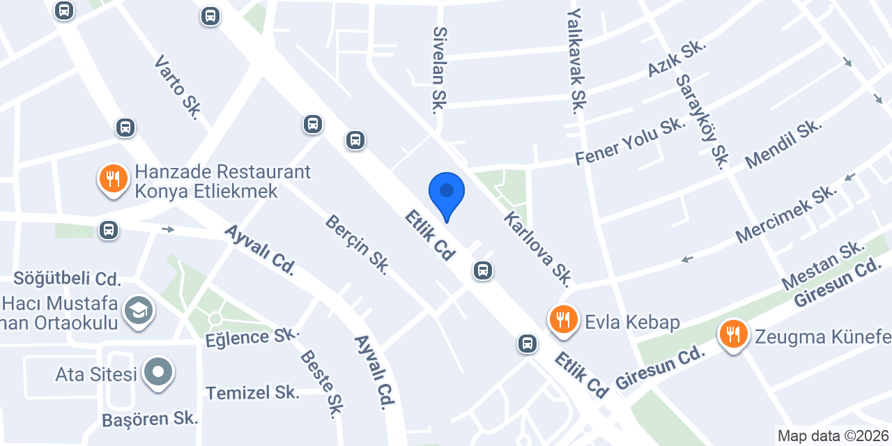 Çolaklar Tekstil konumu