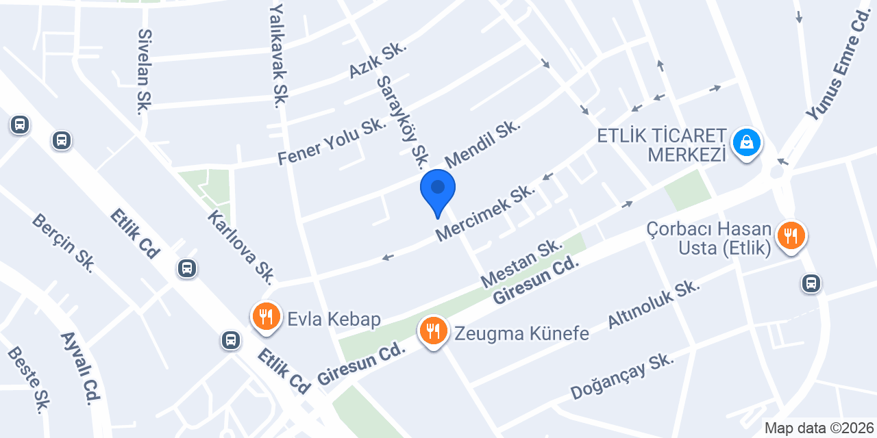 Fuat Erkek Kuaförü konumu