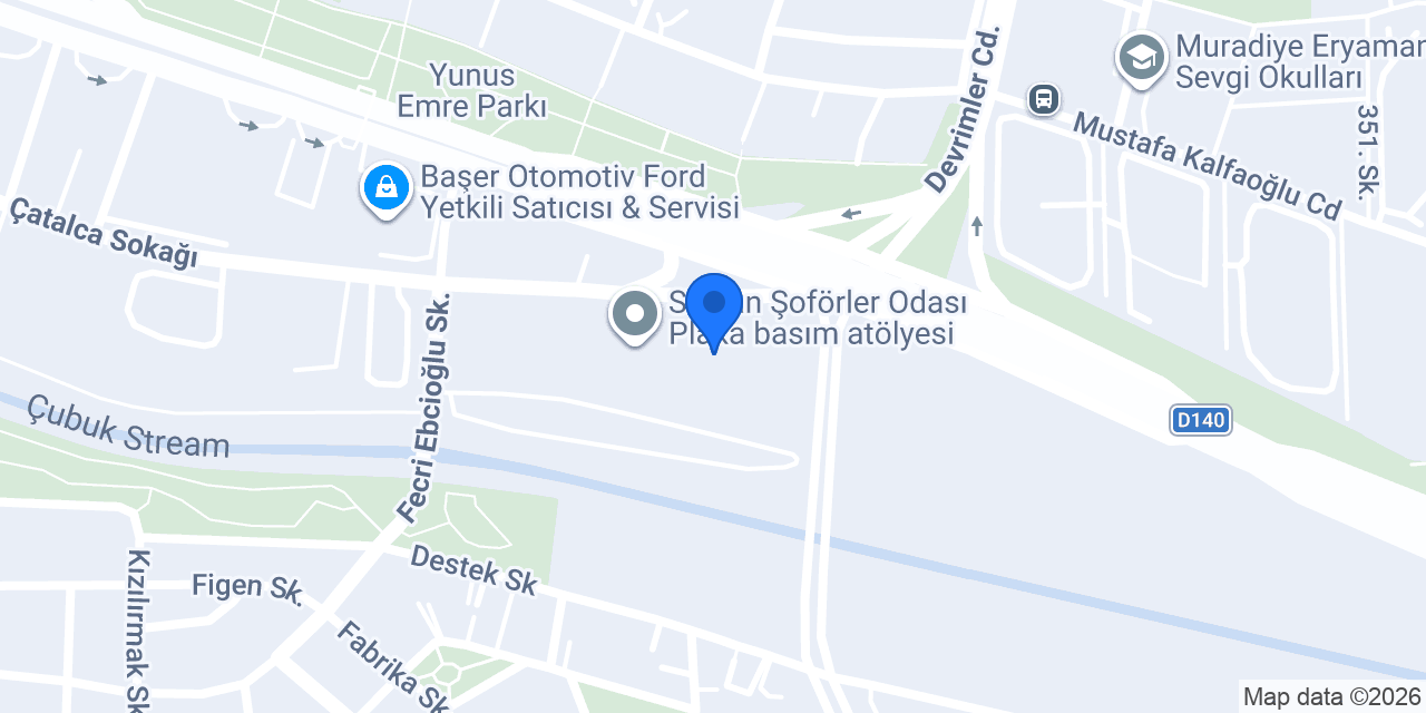 Kalyon Otomotiv konumu