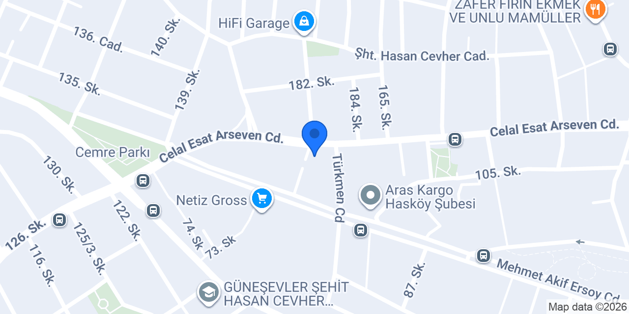 Turkuaz Doğal Taş konumu