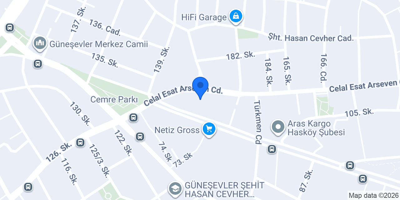 Zer Boya Hırdavat konumu