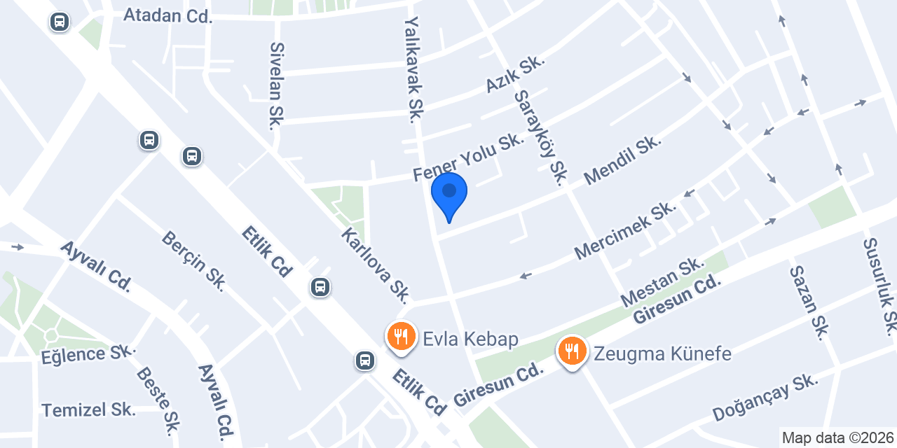 Volkan Erkek Kuaförü konumu