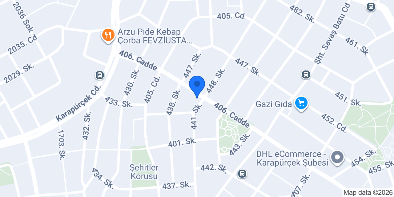 Karapürçek Taksi konumu