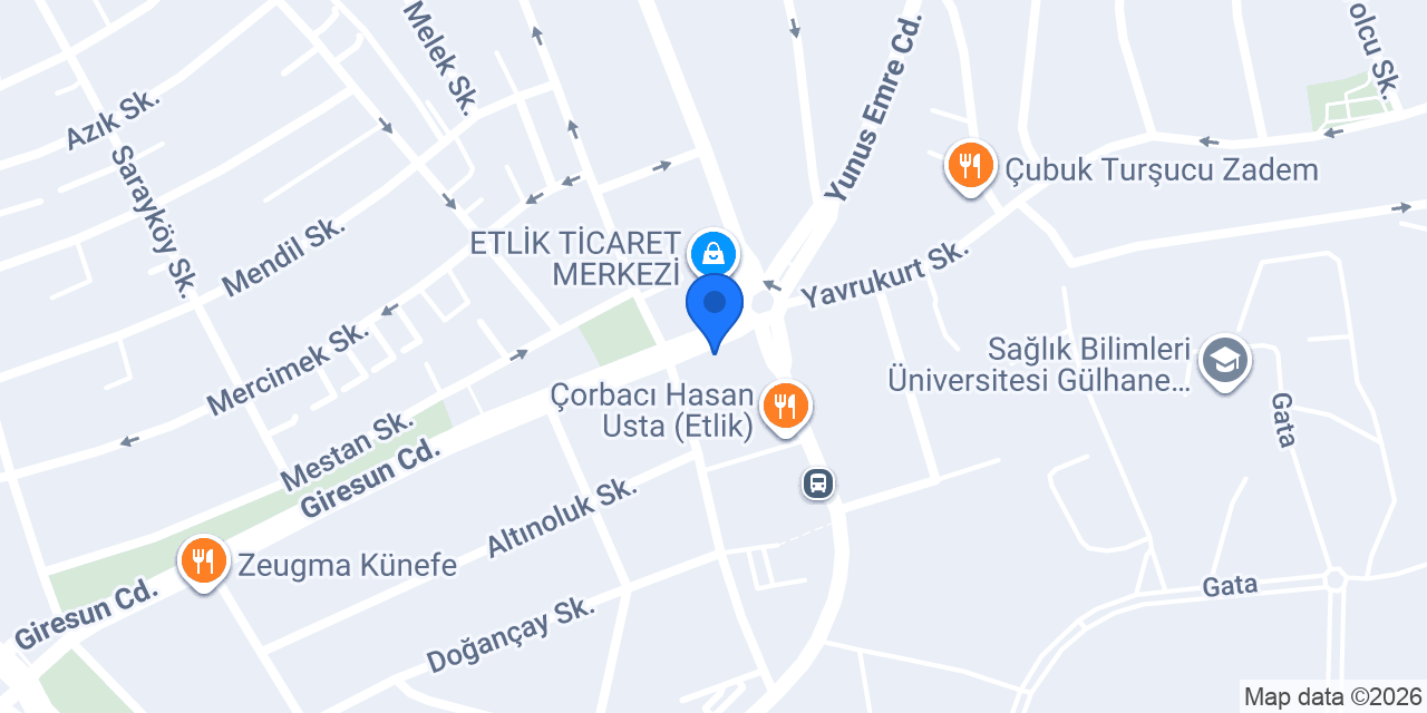Altınyıldız Mücevherat konumu