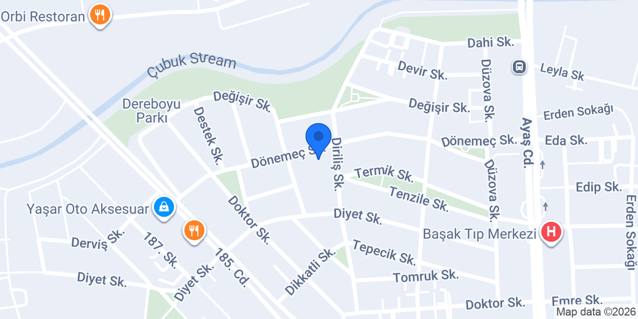 Ahi Evran İlkokulu konumu