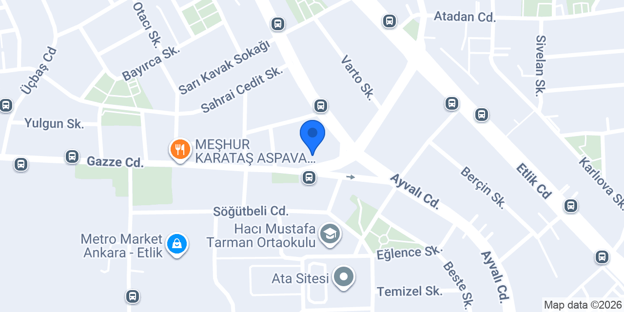 Hanzade Restaurant Konya Etliekmek konumu