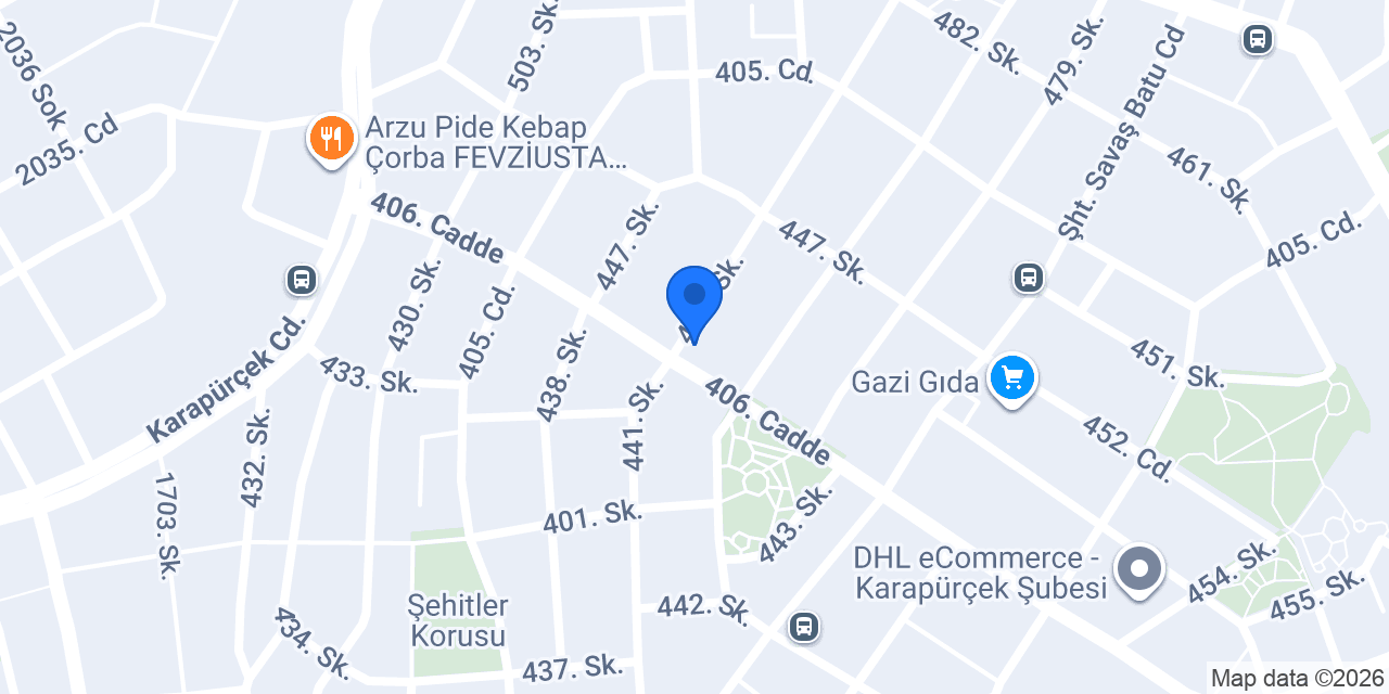 Ptt - Karapürçek Şubesi konumu