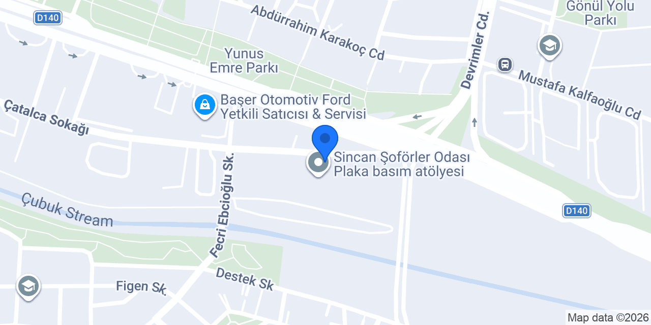 SİNCAN 8. NOTERLİĞİ konumu