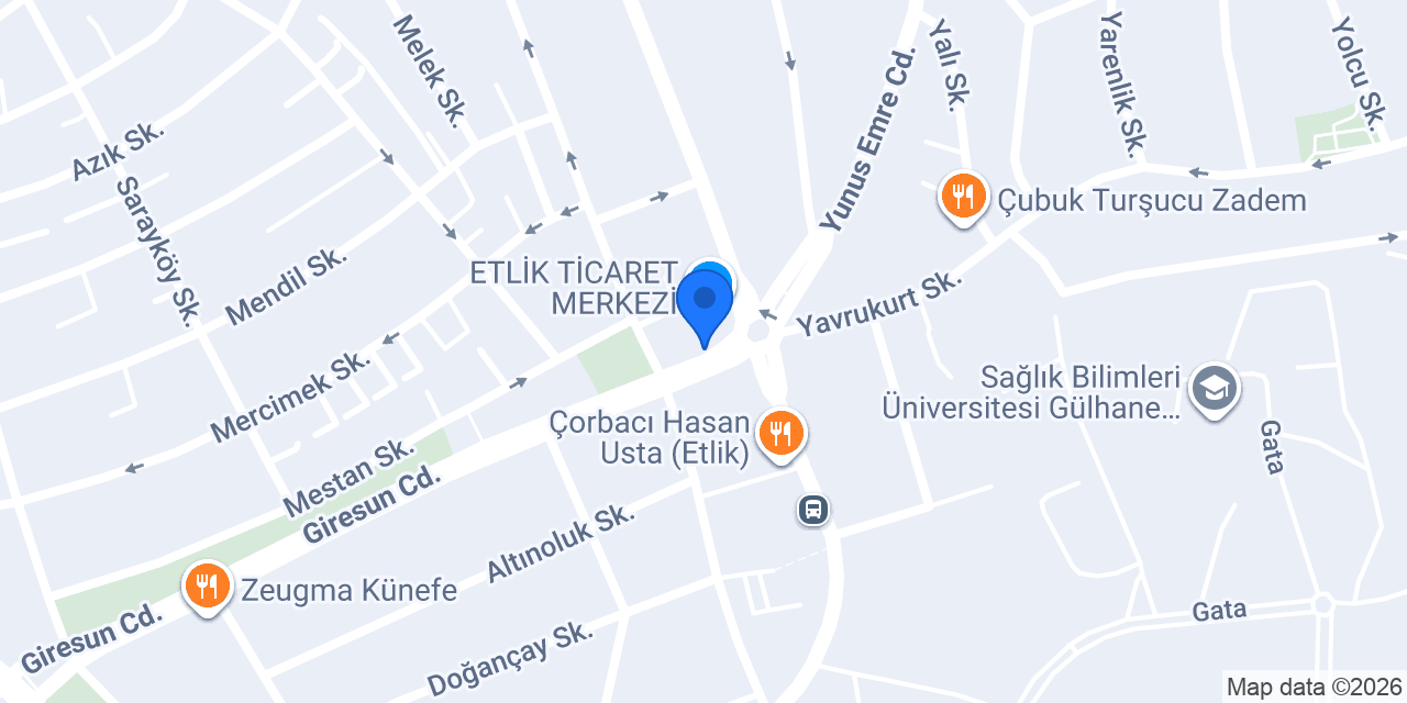 İçözler Kuyumculuk konumu