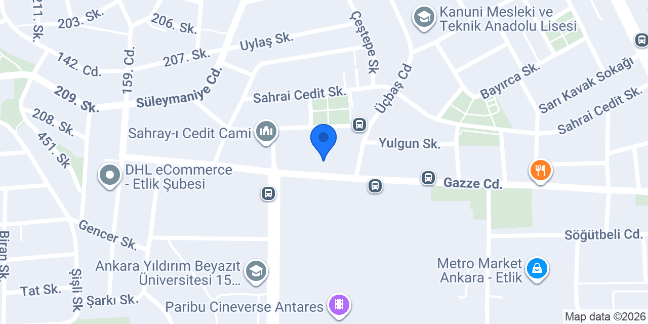 Çınar İnşaat Emlak ve Rentacar Sigorta Acentesi konumu