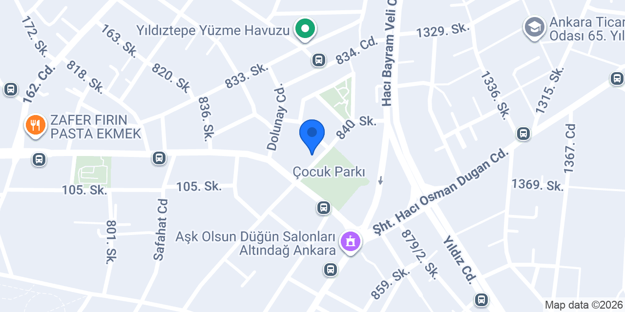 Yıldız Sağlık Kabini konumu