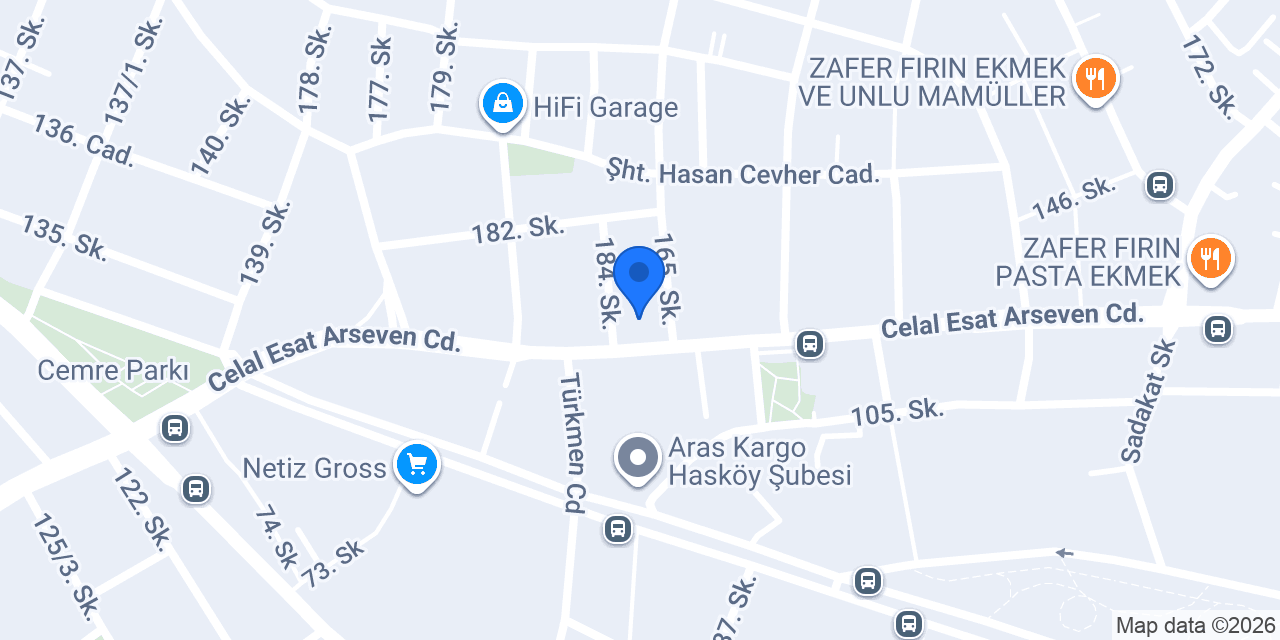 Ova Süpermarket konumu
