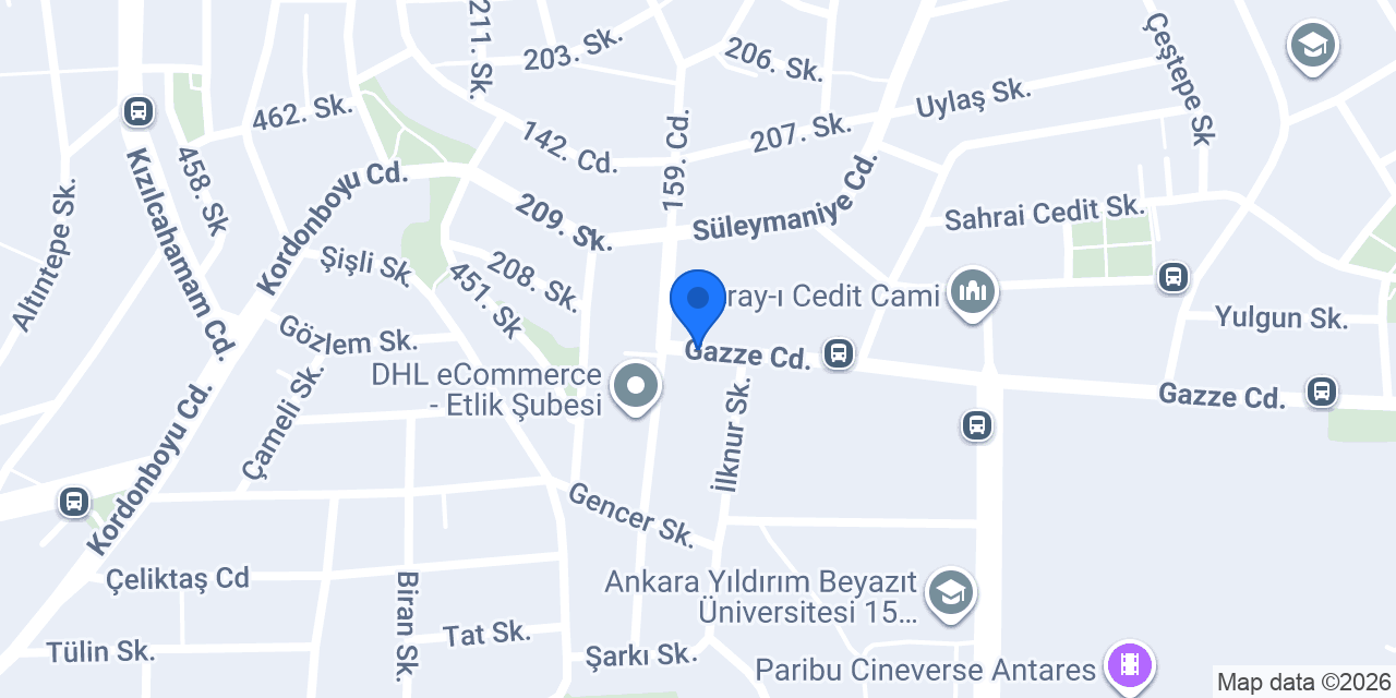 Özel Vip Antares Akademi konumu