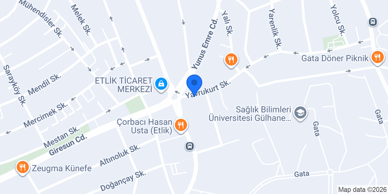 Basınevleri Sürücü Kursu konumu