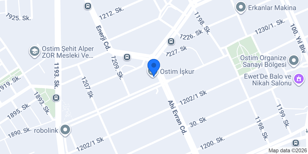 Ostim İşkur konumu
