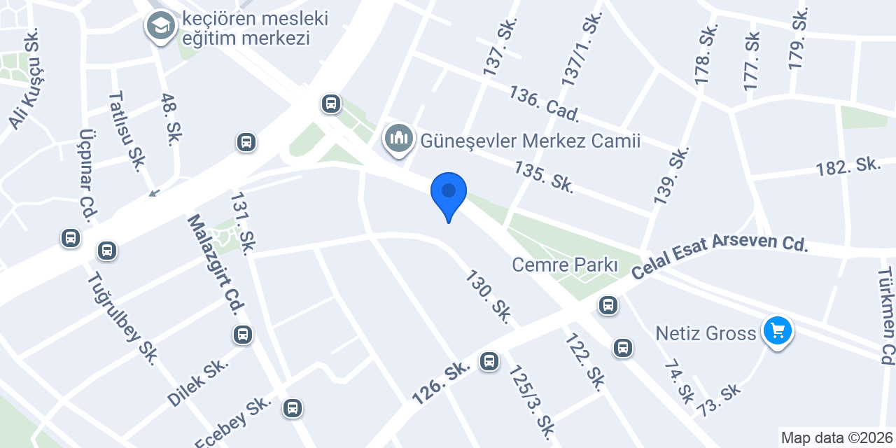 Altınbaş Emlak konumu