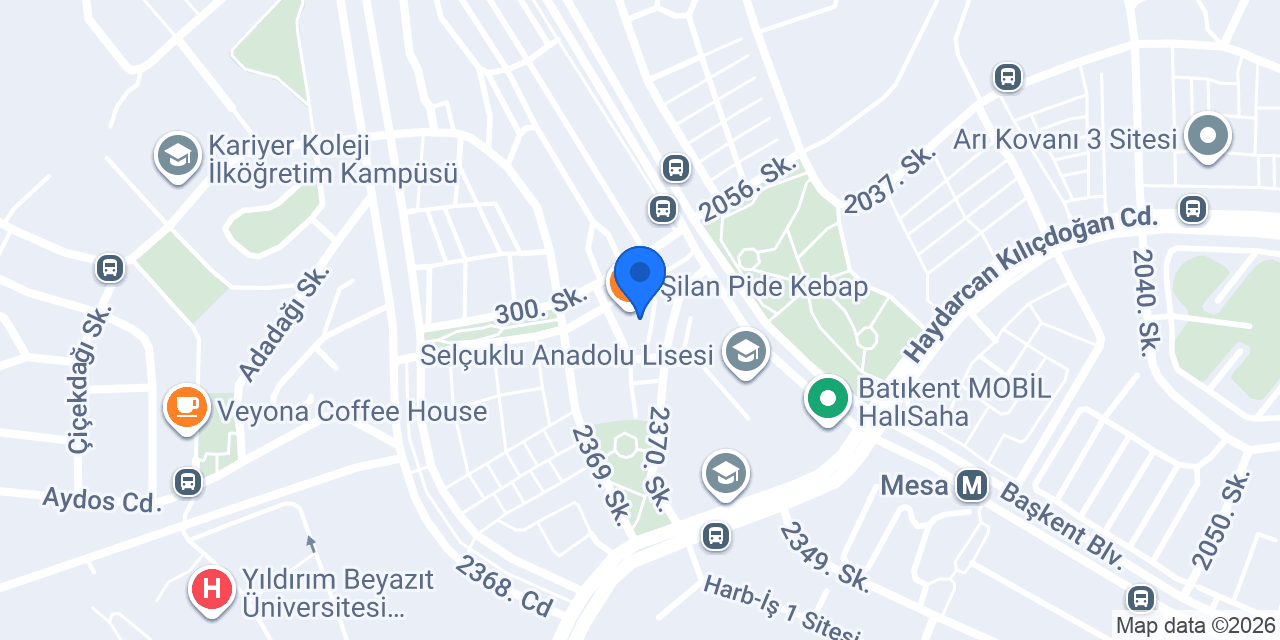 Mobil Beğendik Simit Sarayı konumu