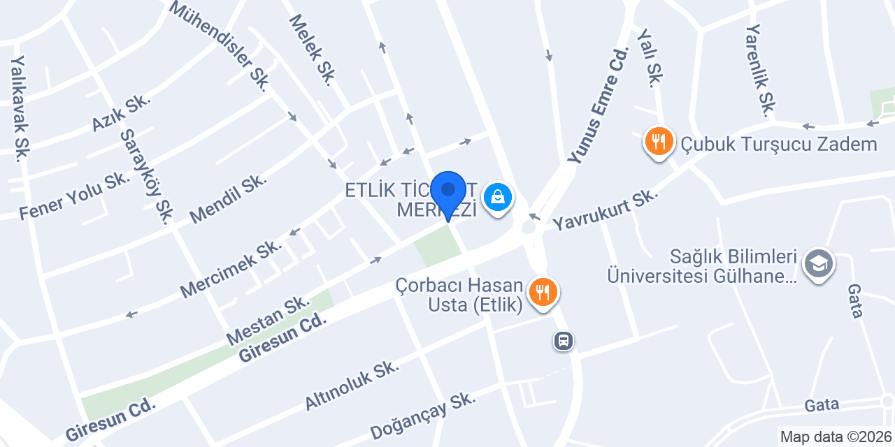 ETLİK TAKSİ konumu