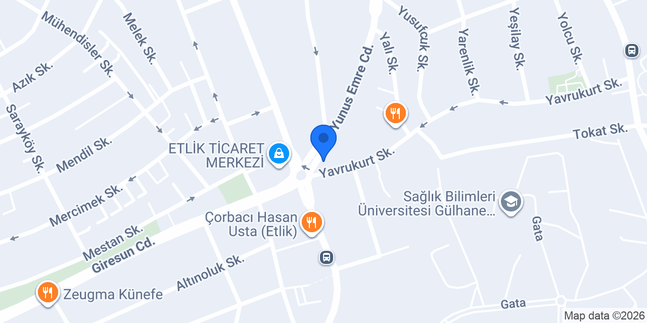 Özgen Diş Kliniği konumu