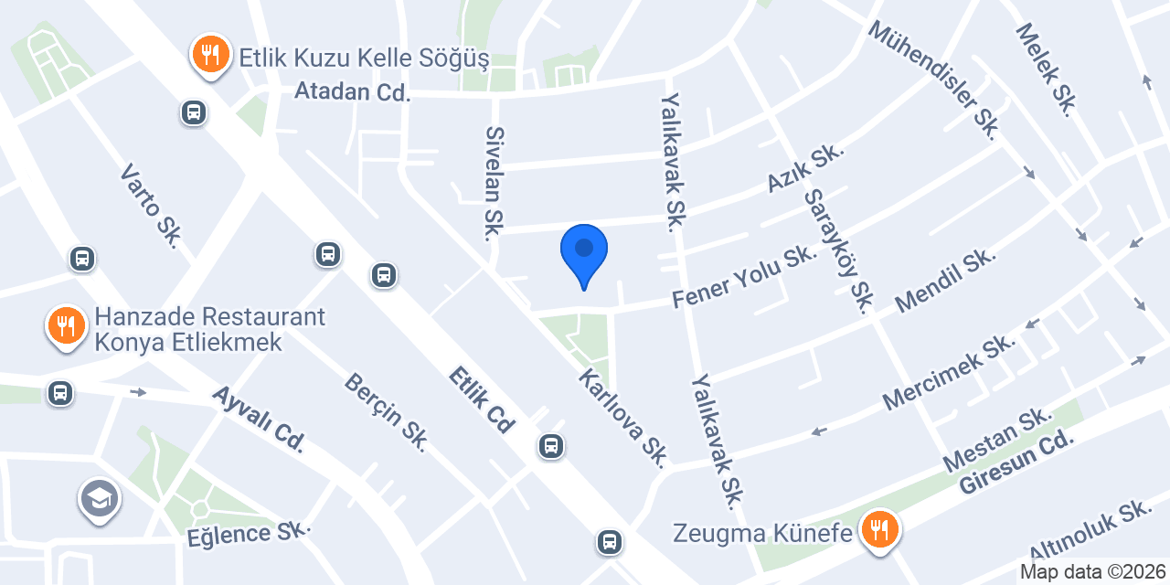 Kuaför Sadık Erkek konumu