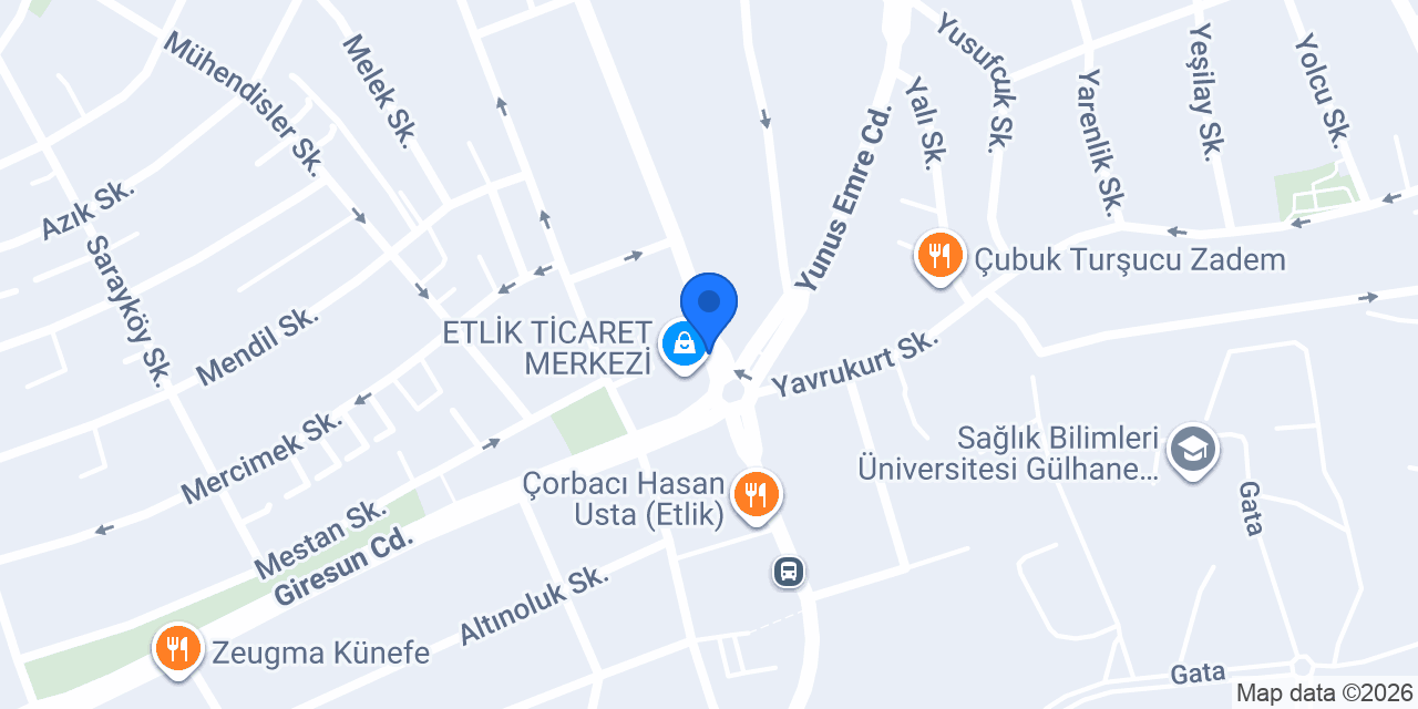 Etlik Mücevher & Altın konumu