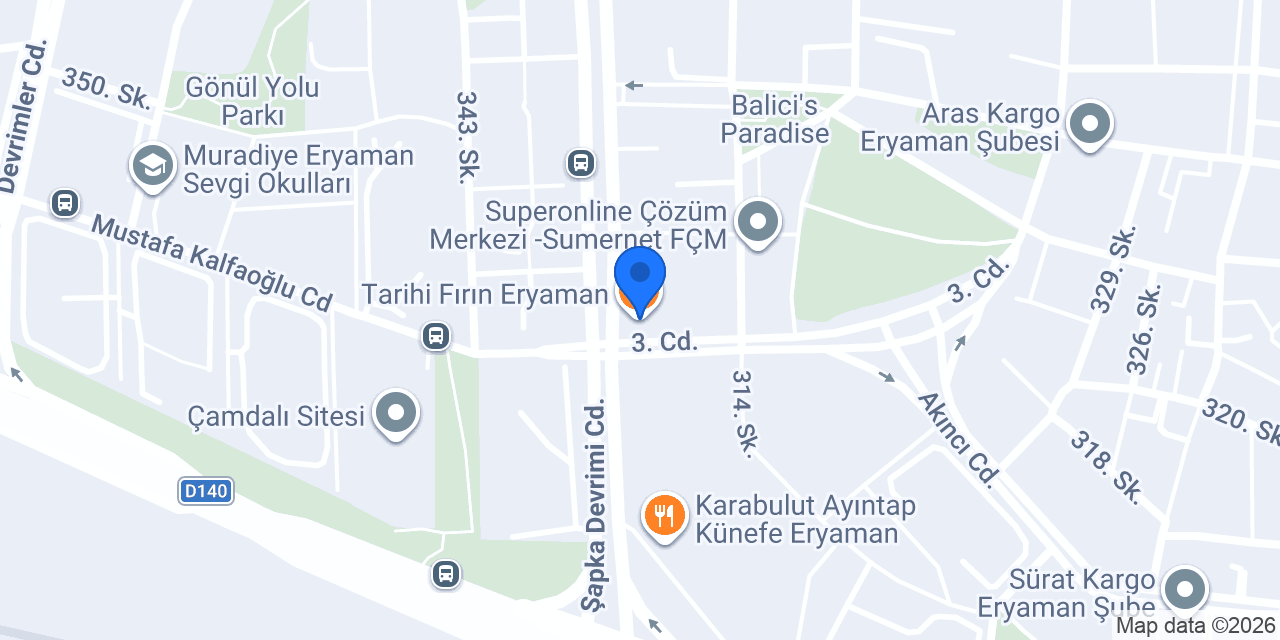 Pizzabulls Eryaman - Etimesgut konumu