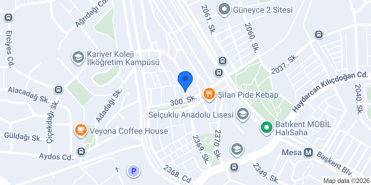 Batıkent Elektrikçisi konumu