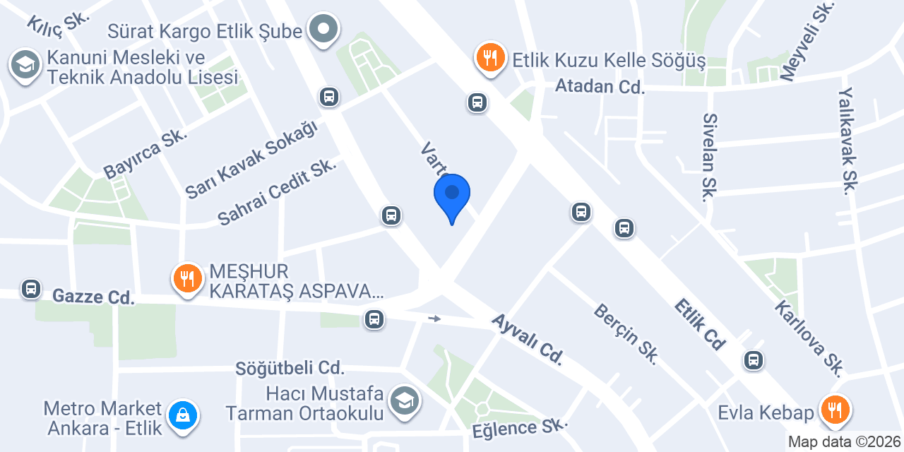 MEKBURGER konumu