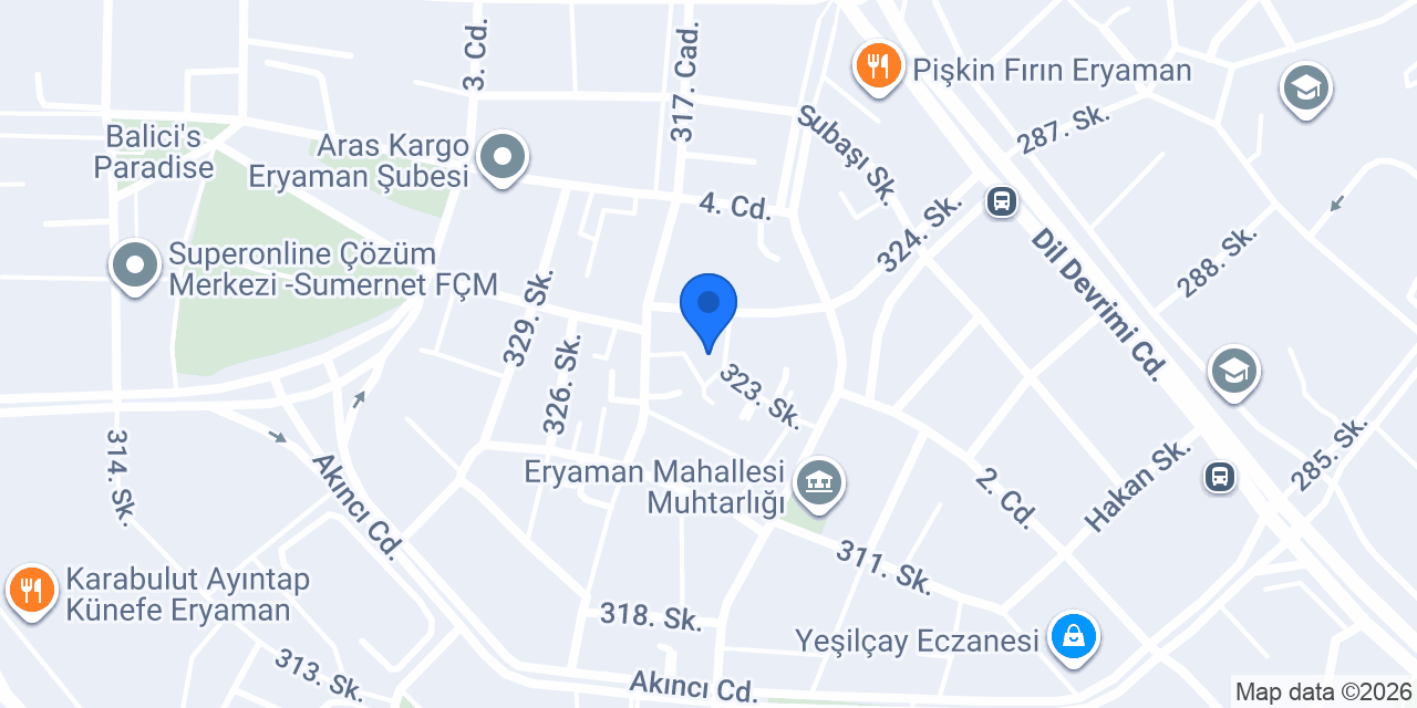 Akıl Küpü Anaokulu konumu