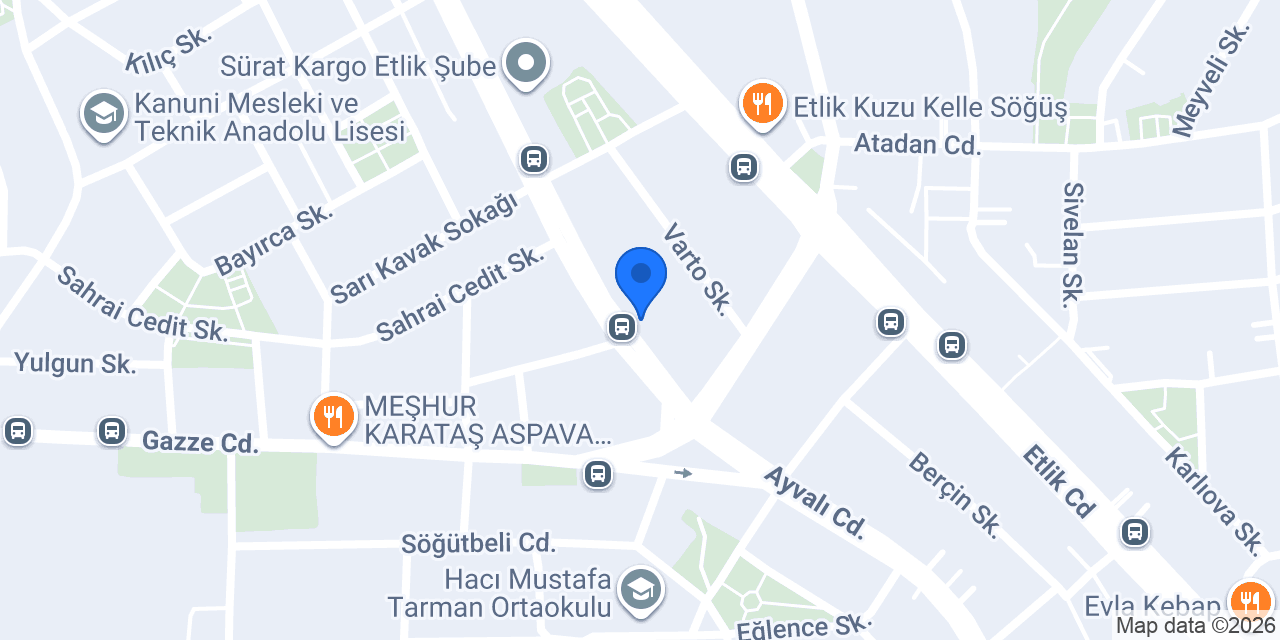 Durak Cafe konumu