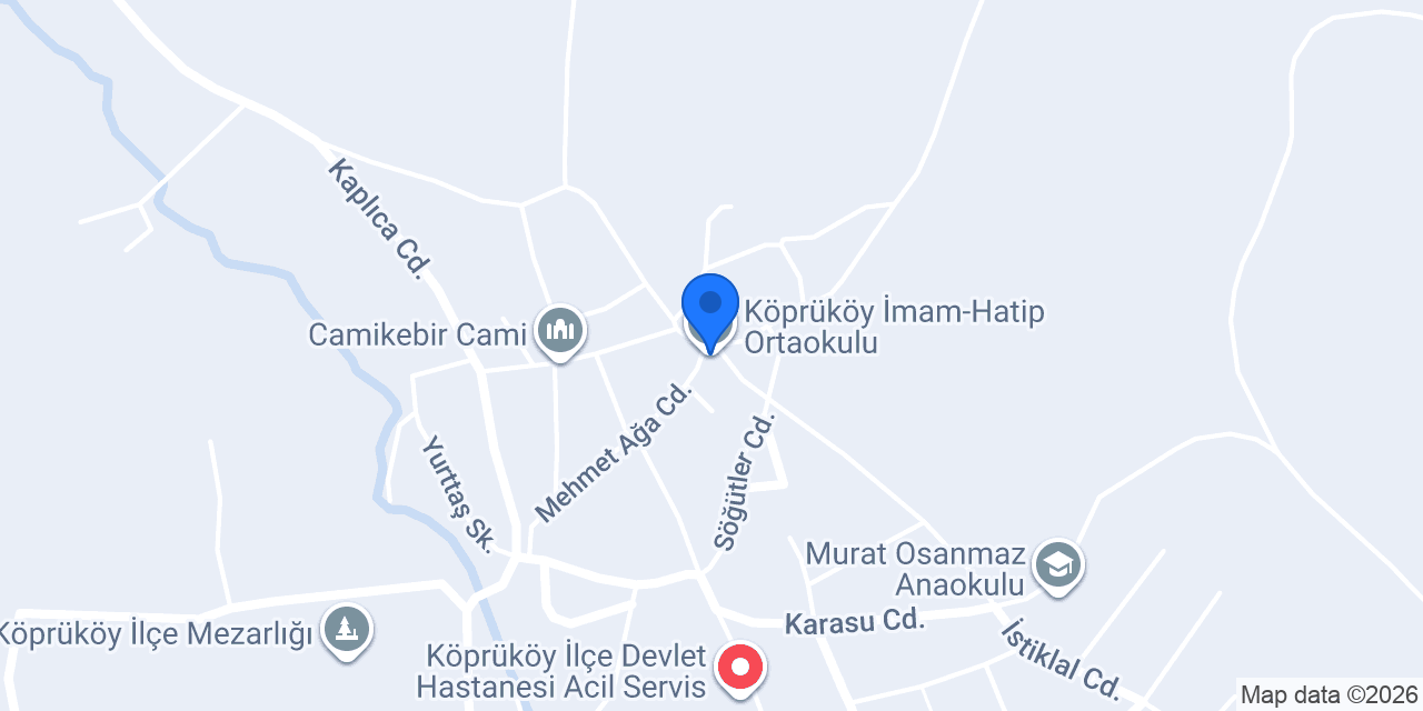 Duatepe Köyü Muhtarlığı konumu