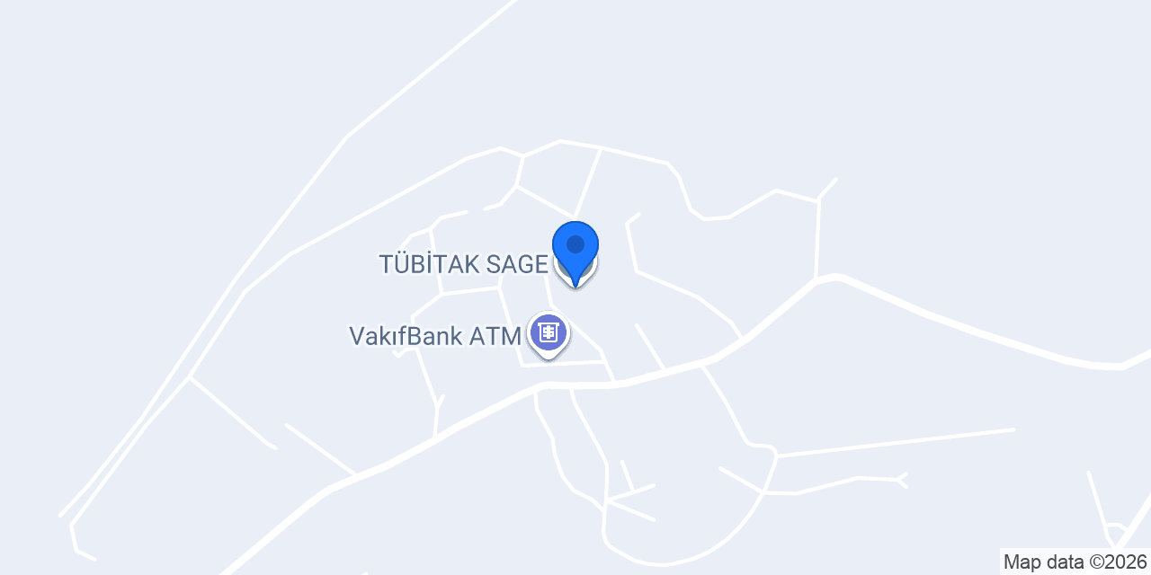 TÜBİTAK SAGE konumu