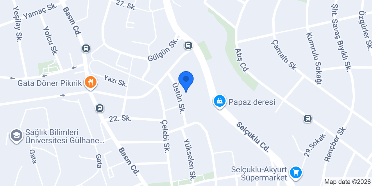 Ankara Yılmaz Tur konumu