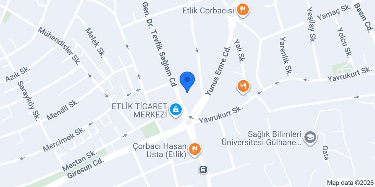 Hatayca Etlik konumu