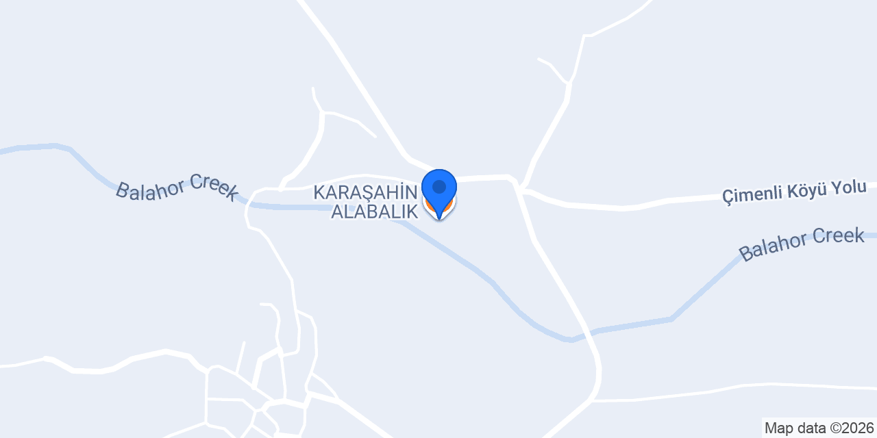 KARAŞAHİN ALABALIK konumu