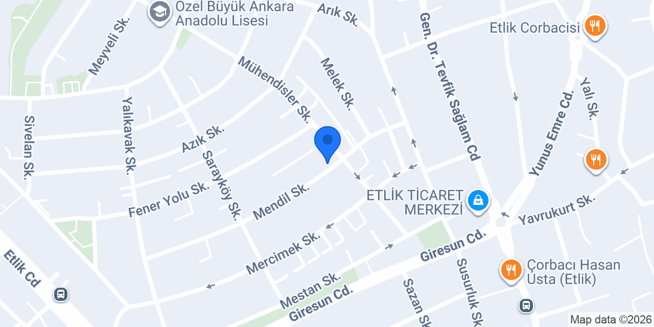 Önay Döşeme konumu