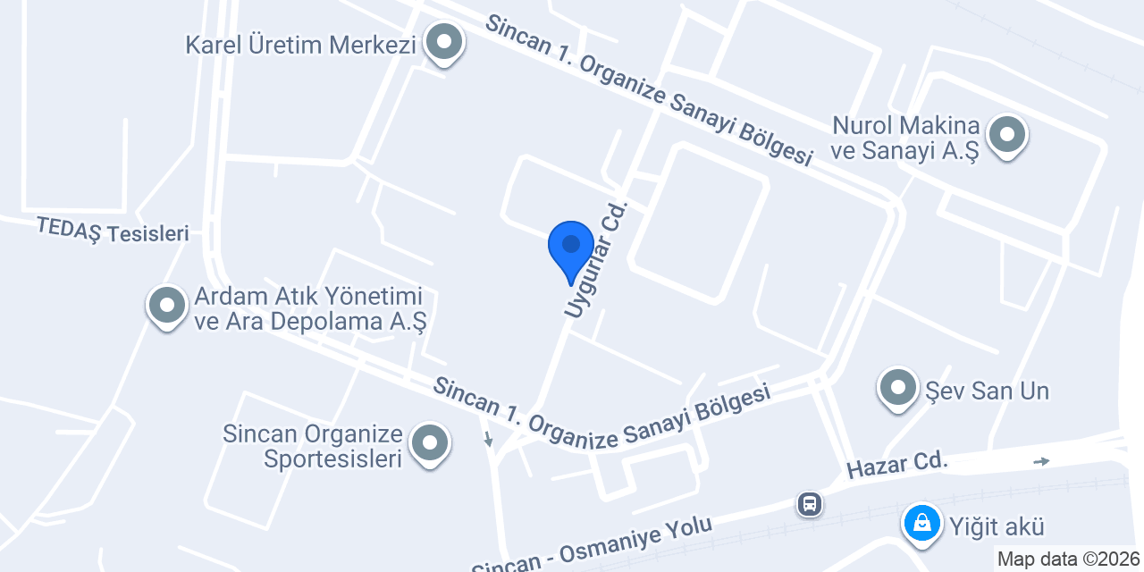 Döksan Isıl İşlem ve Ar-Ge Merkezi A.Ş. konumu
