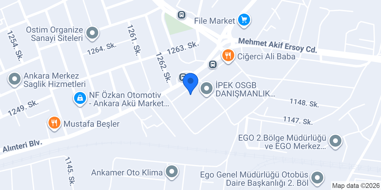 Ceylan Otomotiv konumu