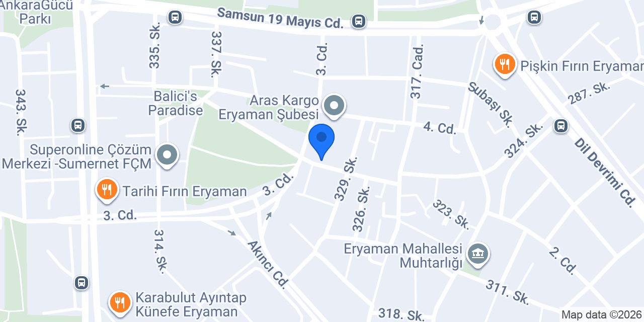Eryaman motorsiklet tamir konumu