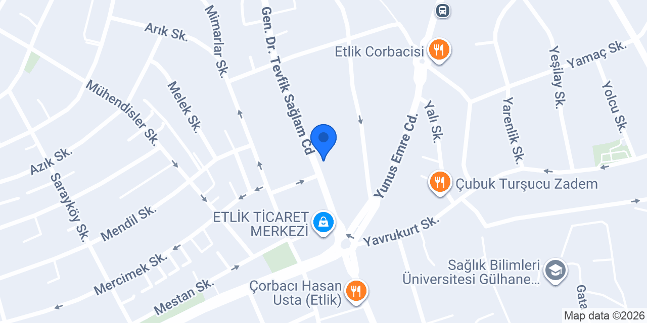 Zekeriya Özcan Diş Kliniği konumu
