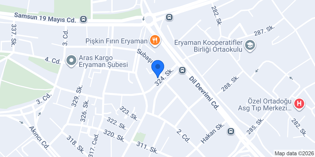 Sertan Erkek Kuaförü konumu