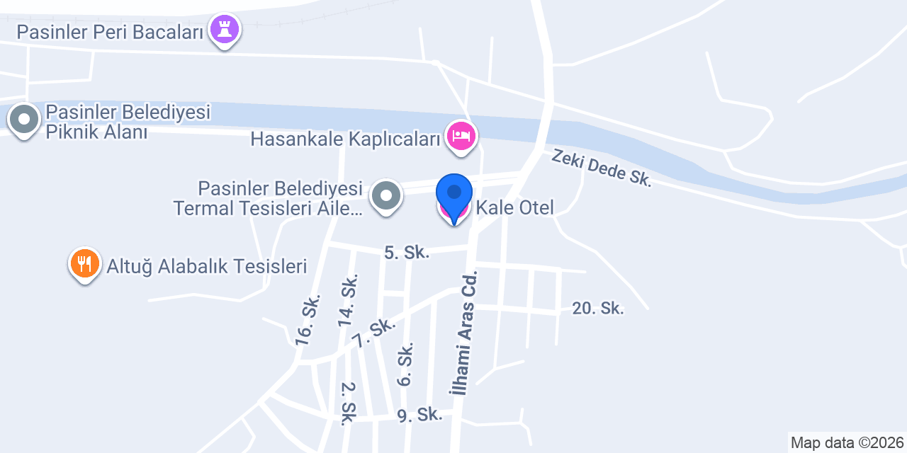 Kale Otel konumu