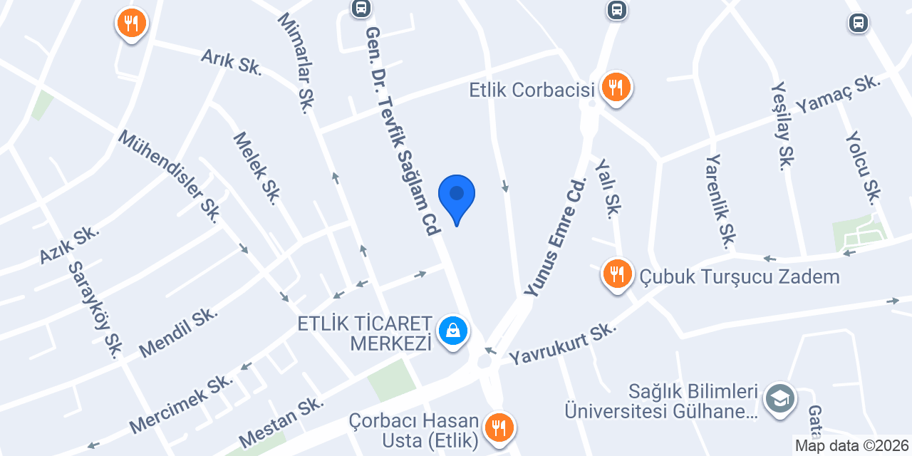 NAFİZ ÇALIK S.M.M.M. konumu