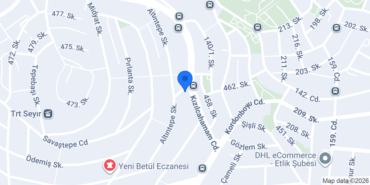 Kevser Bay Bayan terzihanesi konumu