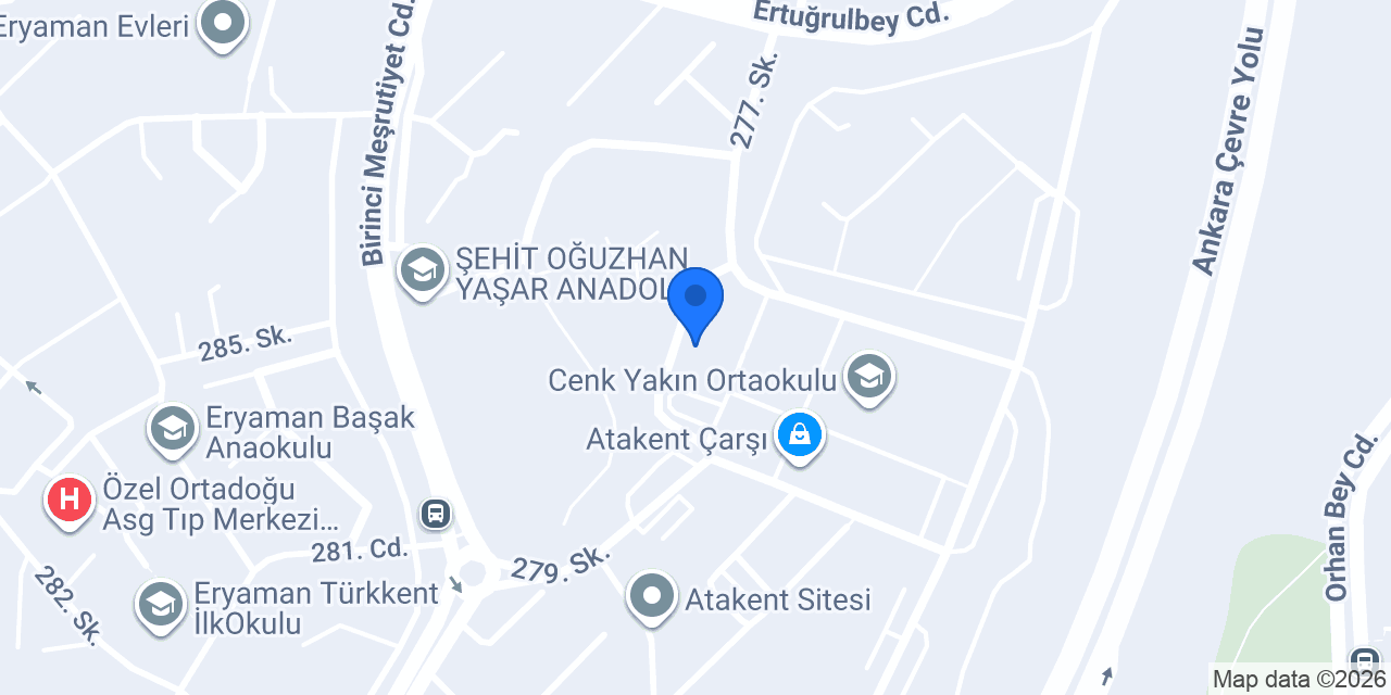 Dekorasyon Ankara konumu