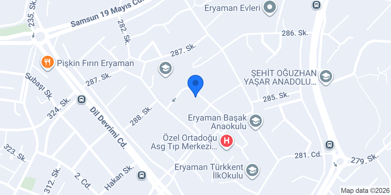 MAVİKALEM KİTABEVİ ERYAMAN konumu