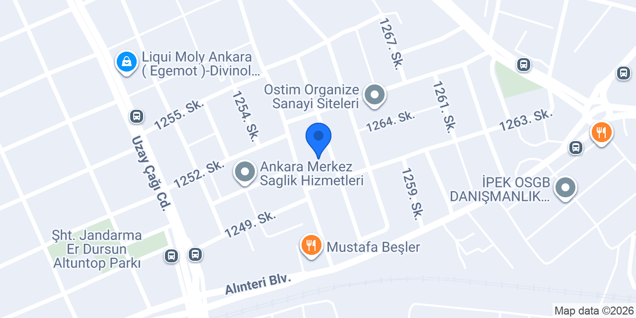 Pro Mekanik konumu