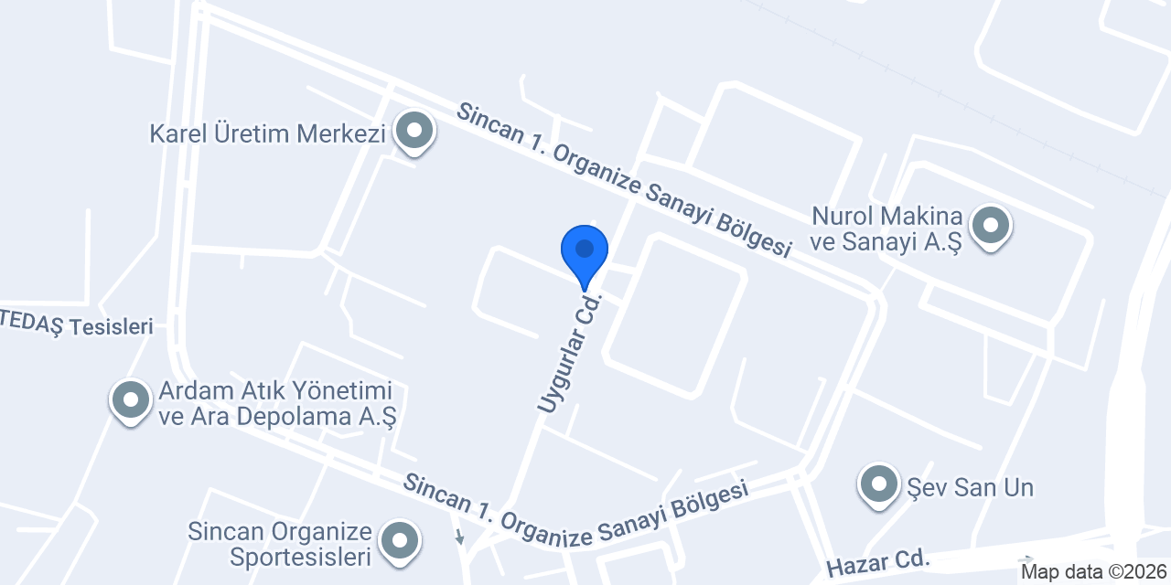 Erkunt Traktör Sanayii A.Ş. konumu