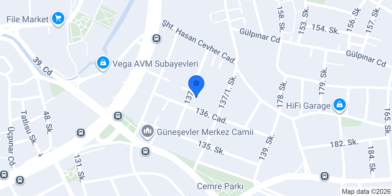 Yusuf Çevik Hair Artist konumu